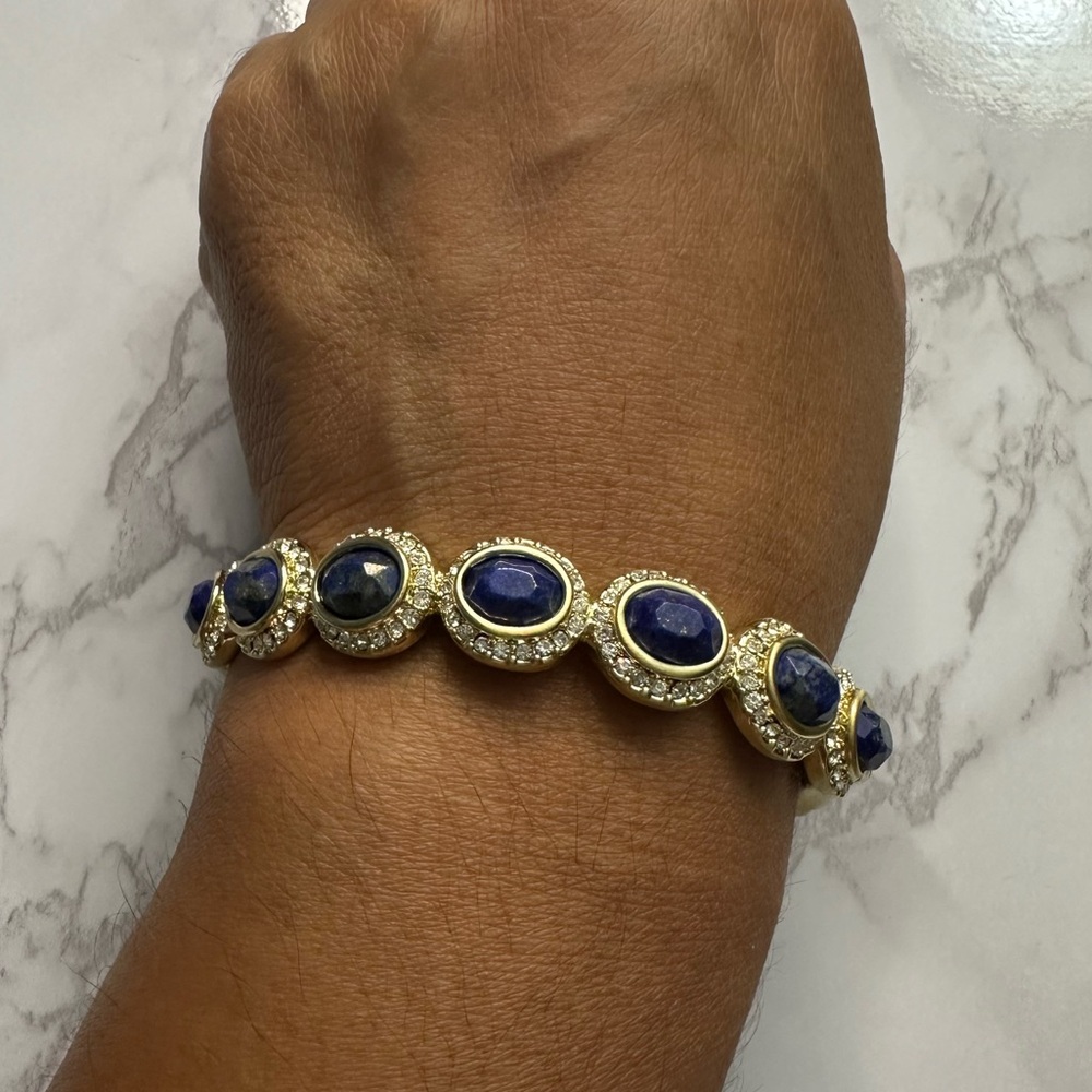 Karen Kane Blue and Gold Bracelet